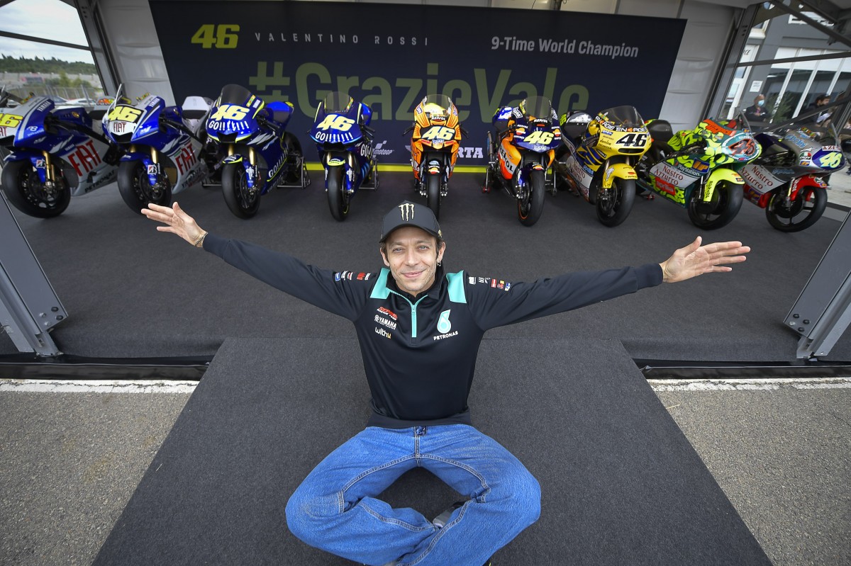 Валентино Росси и все его чемпионские мотоциклы MotoGP
