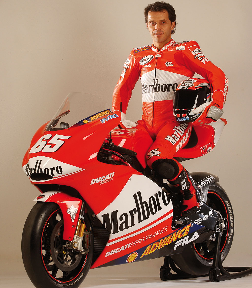 Лорис Капиросси дебютировал с Ducati в MotoGP в 2003 году