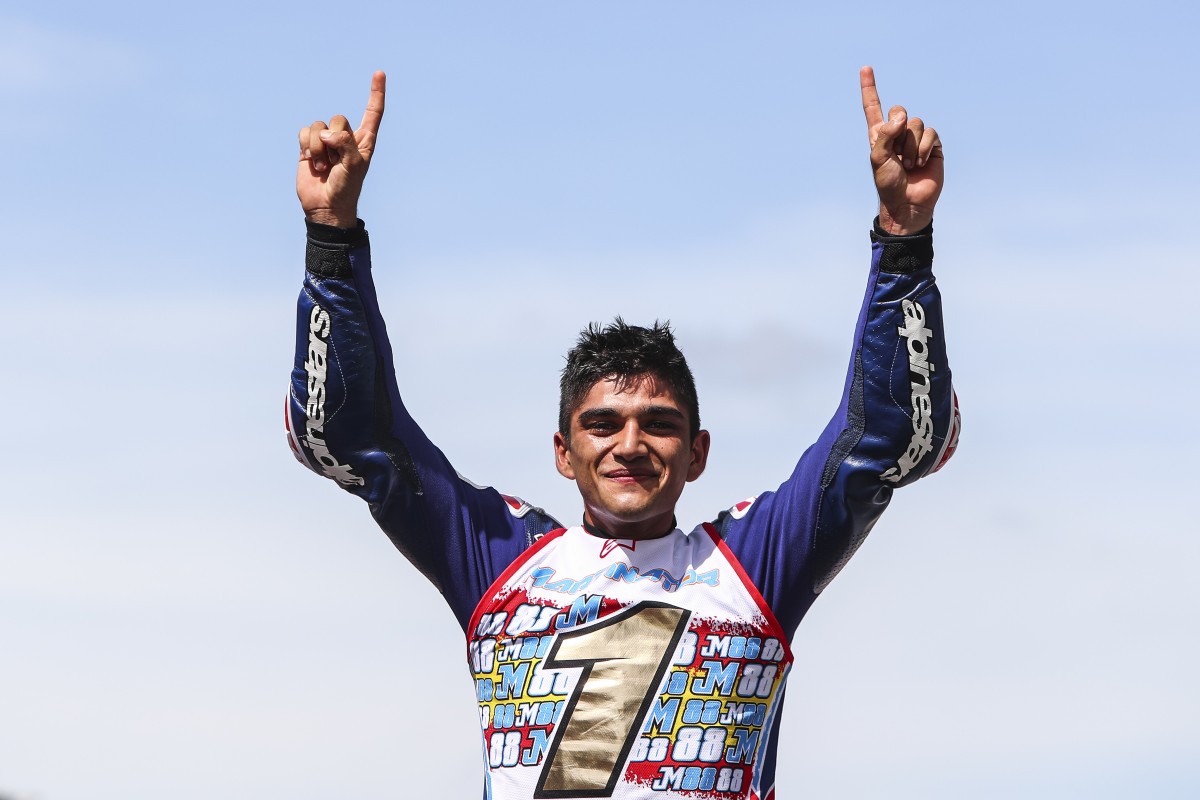 Хорхе Мартин, чемпион Moto3 2018 года с Gresini Racing