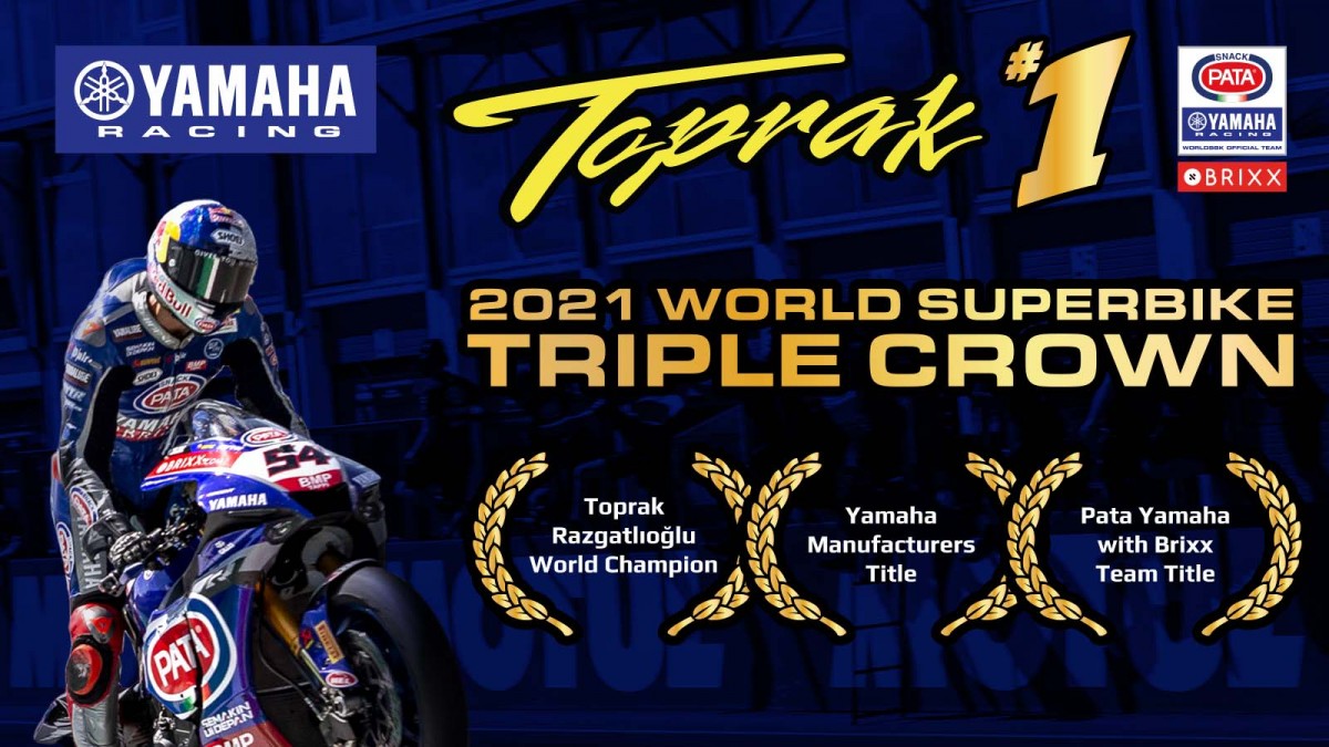 Yamaha примерила две тройные короны - в World Supersport и World Superbike 2021