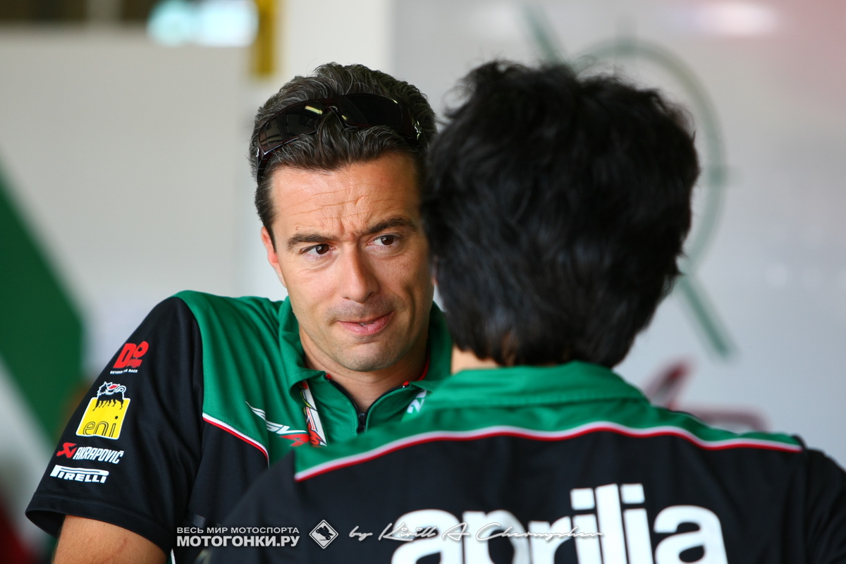Франческо Гуидотти, менеджер Aprilia Racing в World Superbike (2011)