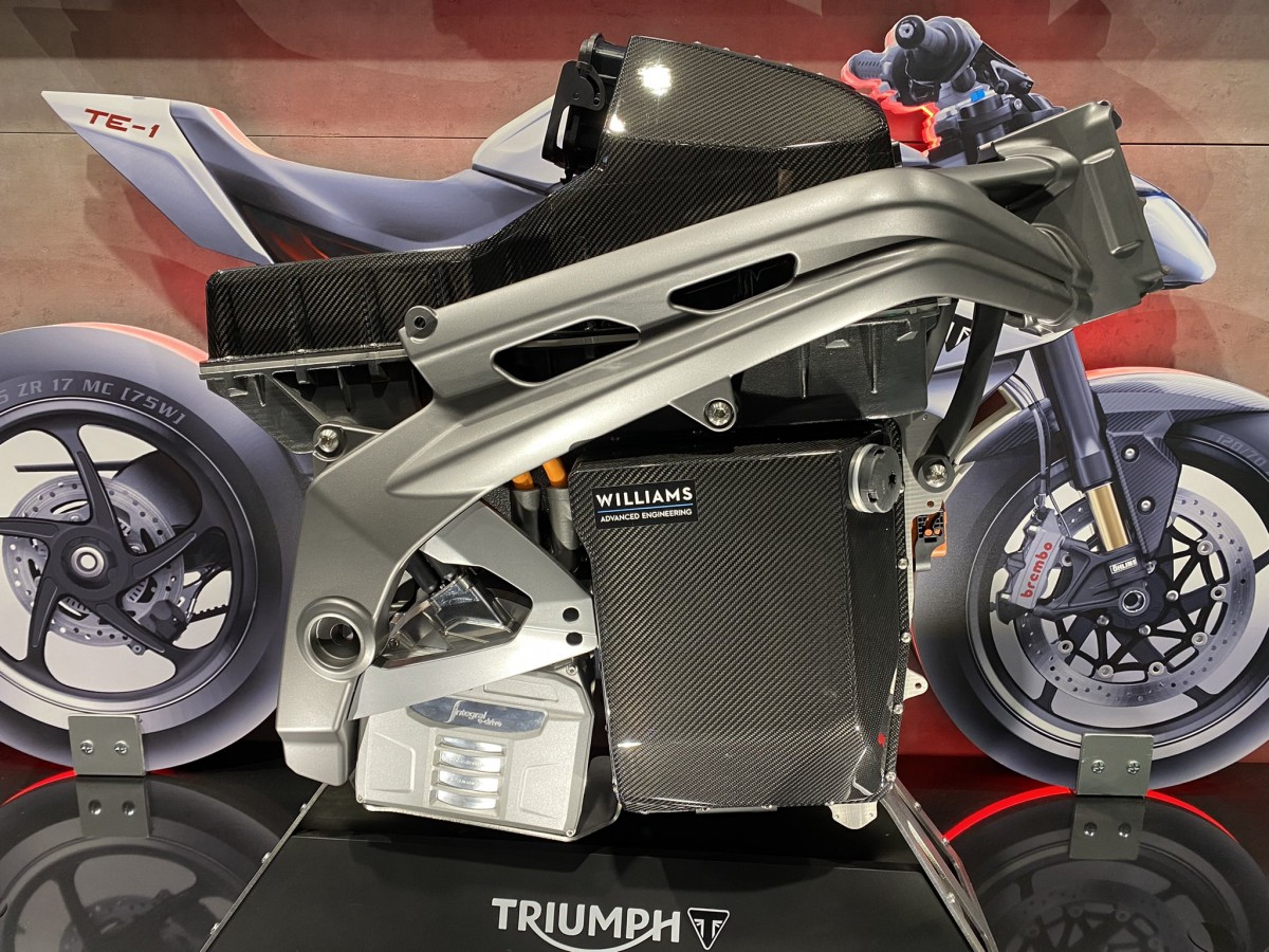 Triumph Project TE-1 Phase 2 на MotorcycleLive NEC 2021