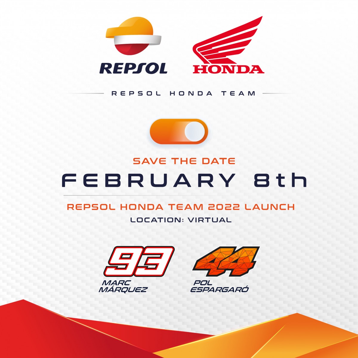 Напоминание о презентации Repsol Honda 2022 года