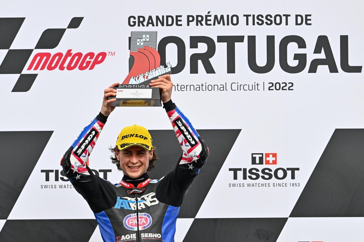 Джо Робертс, Italtrans - победитель Гран-При Португалии Moto2