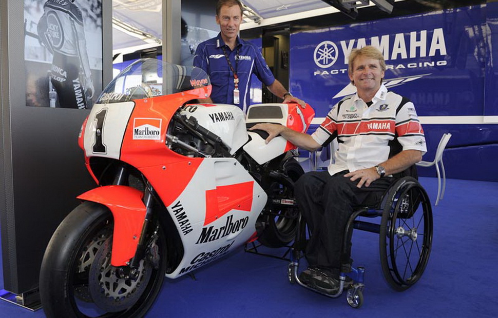 Уэйн Рейни и его чемпионский Yamaha YZ500, на котором он вновь смог выйти на гоночный трек, спустя 30 лет
