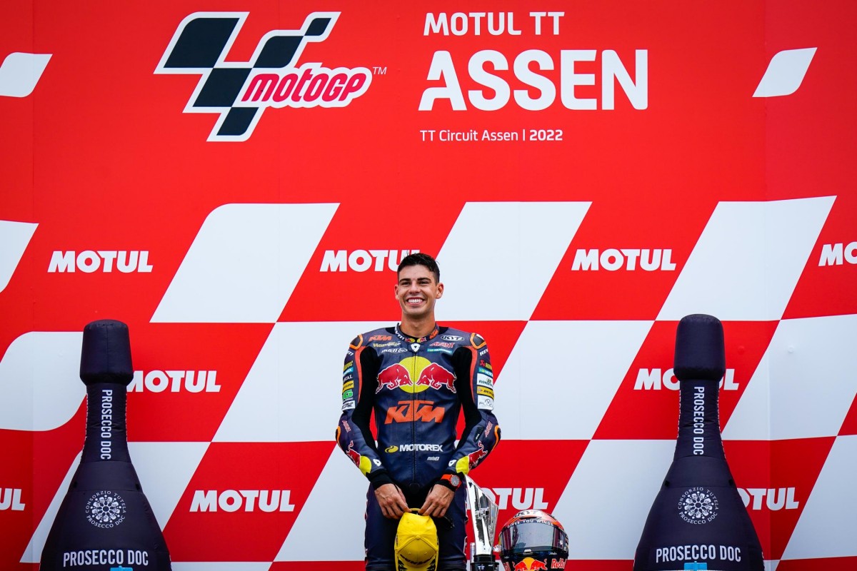 Августо Фернандес, новый партнер Педро Акосты в Red Bull KTM Ajo Moto2