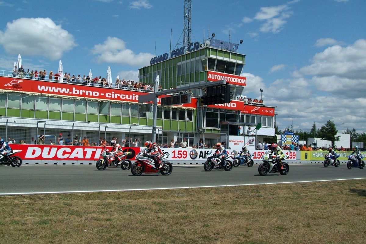 Automotodrom Brno, одна из последних гонок World Superbike