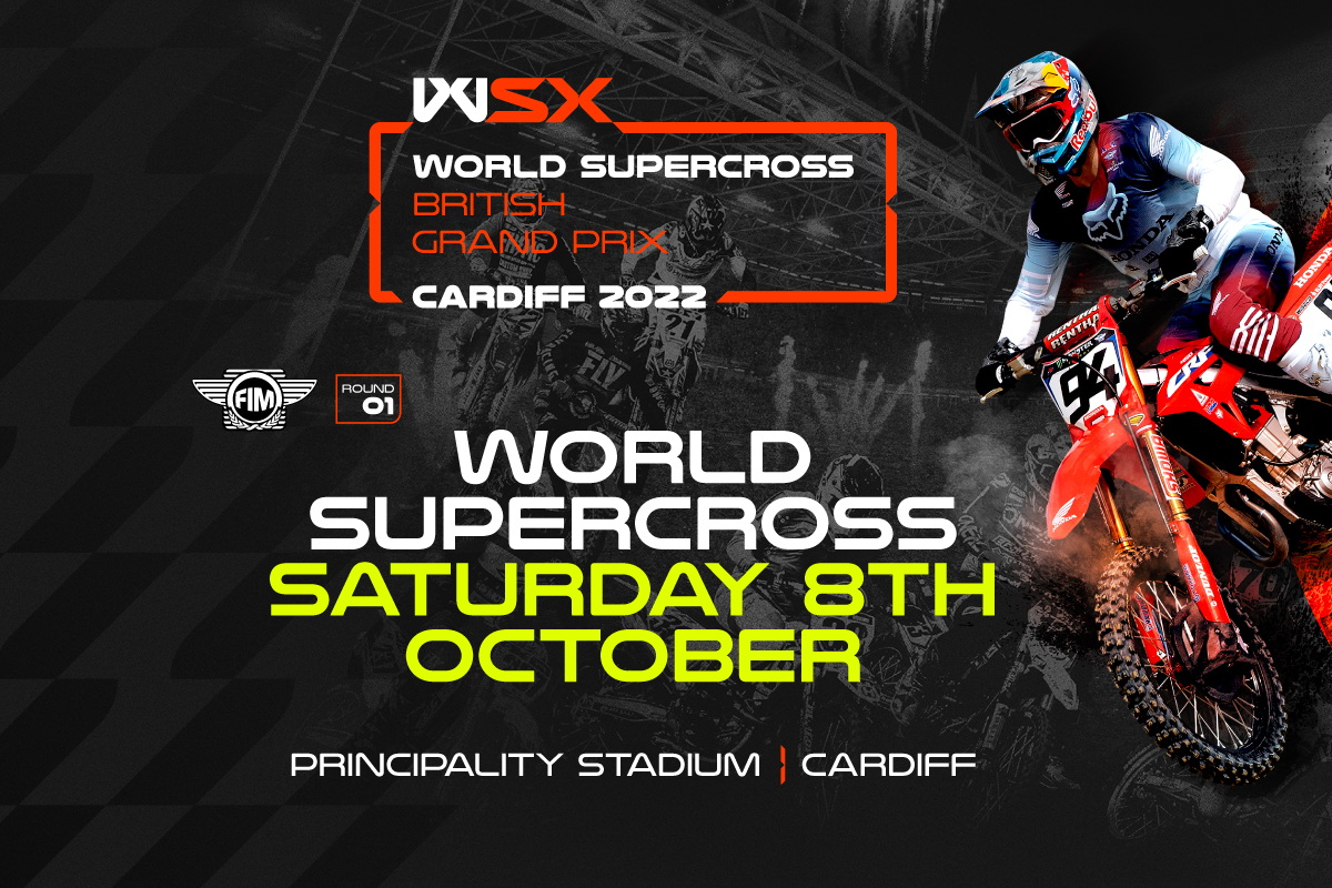 Афиша 1-го этапа FIM World Supercross Championship с Рокценом в роли главной звезды