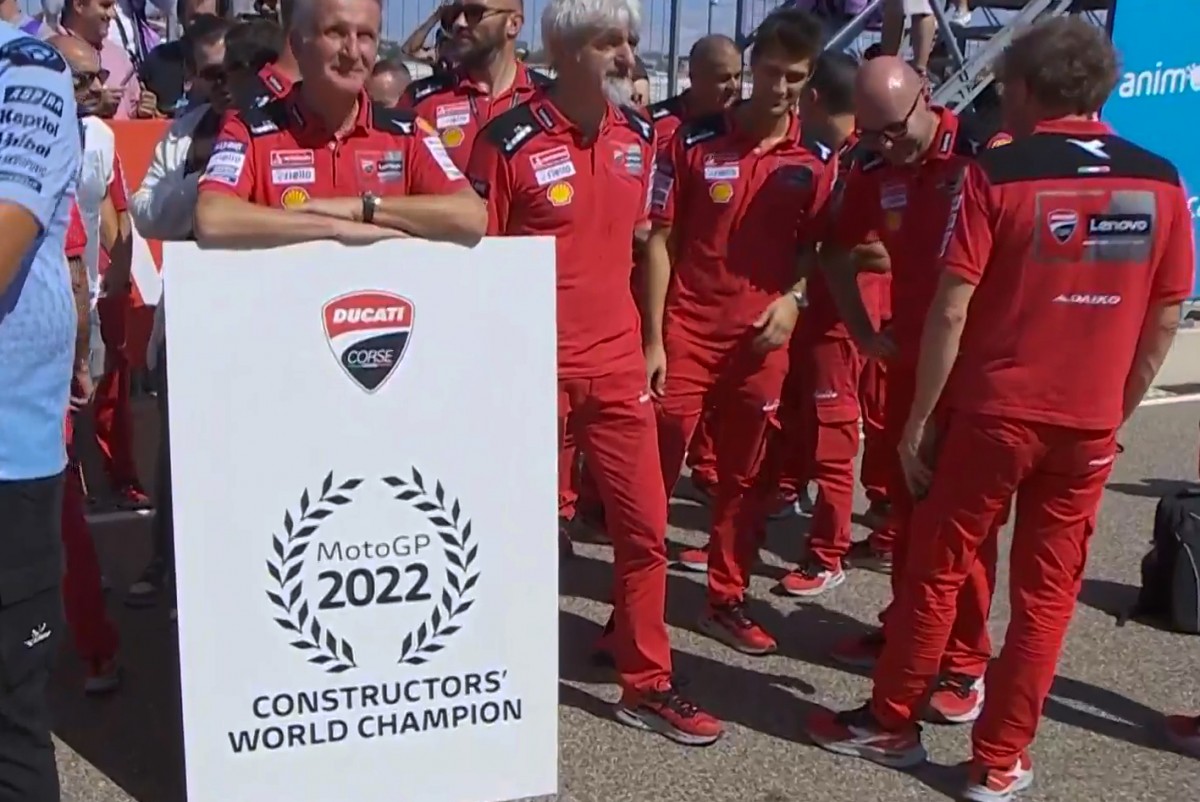 Ducati выиграла Кубок производителей MotoGP 2022 года