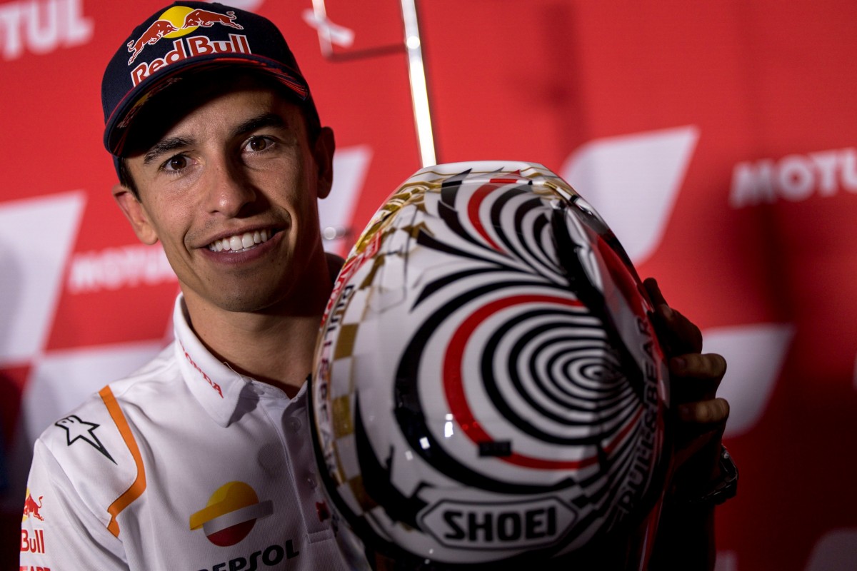 Специальный шлем Марка Маркеса для Гран-При Японии MotoGP 2022 года