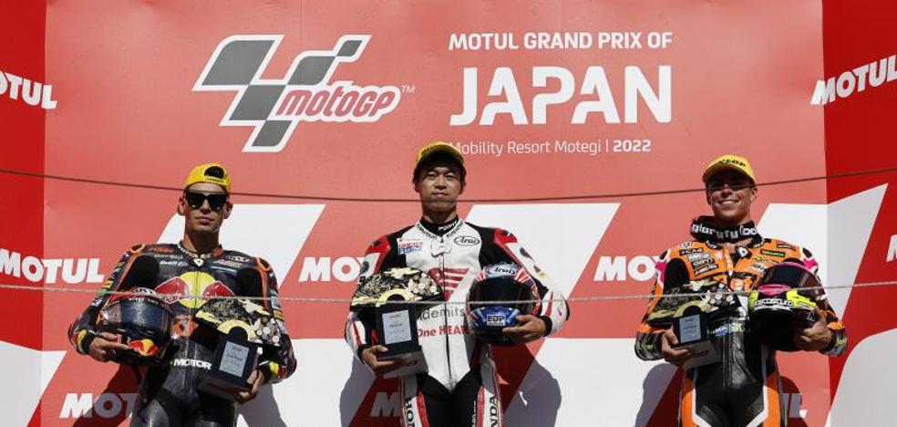 Подиум Гран-При Японии Moto2 2022 года