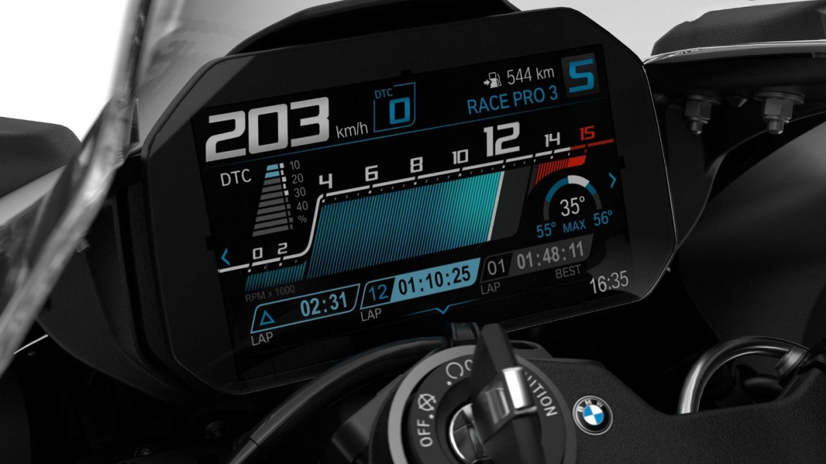 Новая приборная панель BMW S 1000 RR (2023)