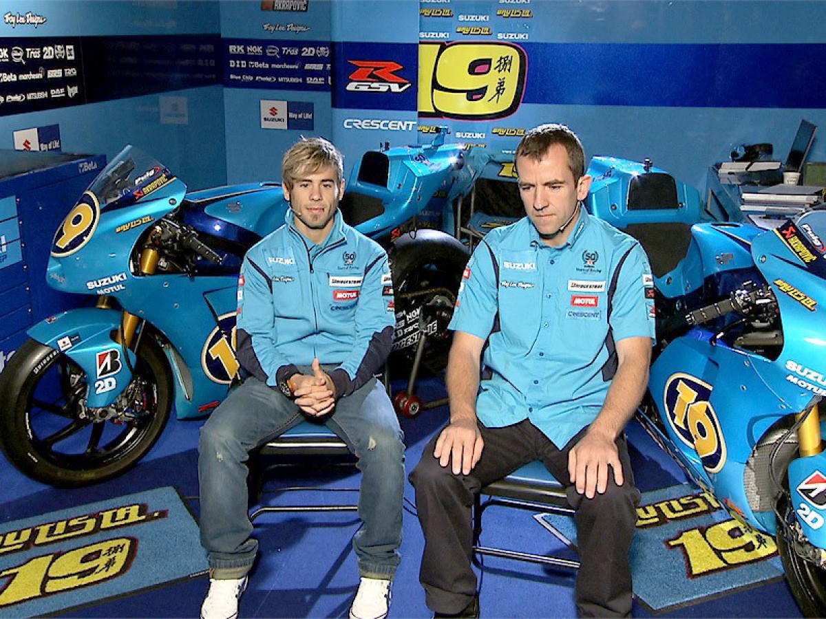 Томас Окейн и Альваро Баутиста, Rizla Suzuki MotoGP, 2010 год