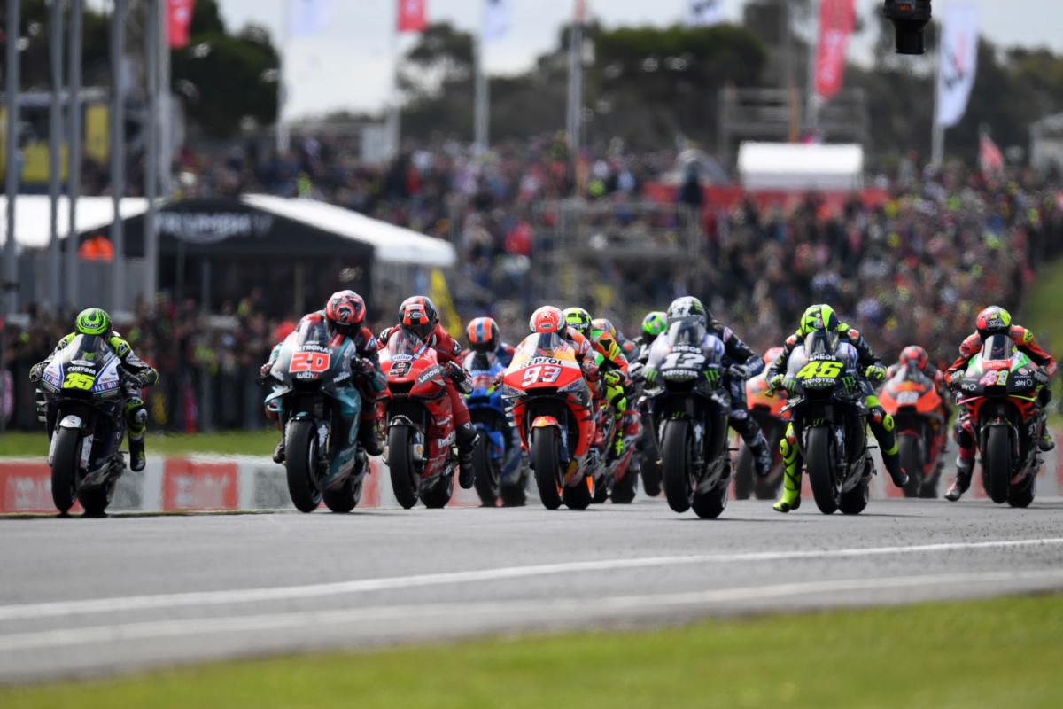 Старт Гран-При Австралии по MotoGP 2019 года