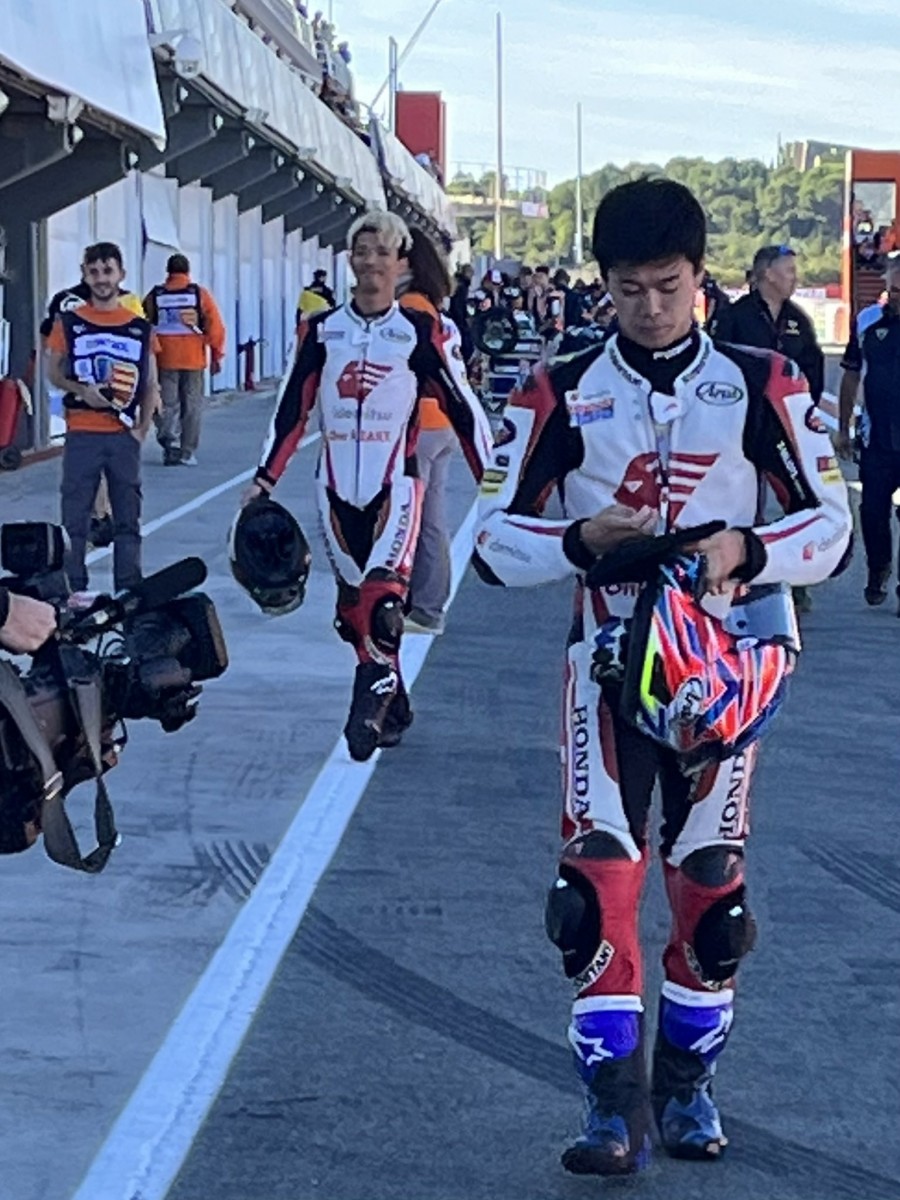 Аи Огура, Honda Asia Team, FP2 Гран-При Валенсии