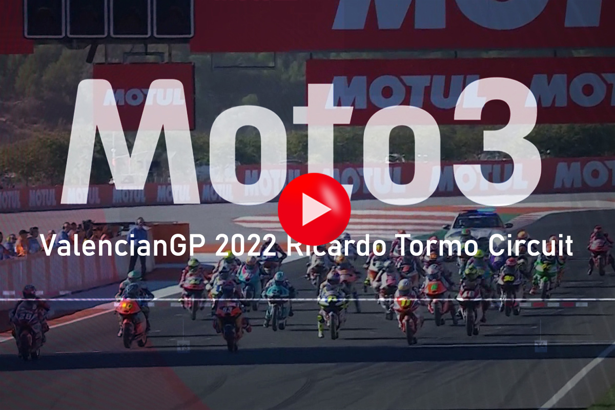 Смотрите запись трансляции Гран-При Валенсии Moto3