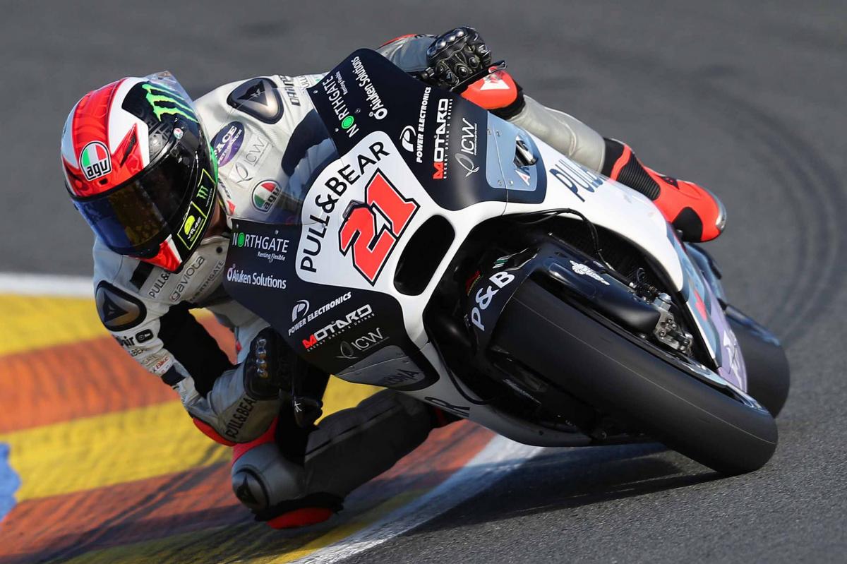 Франческо Баньяя на эксклюзивном тесте Ducati MotoGP с Aspar Racing