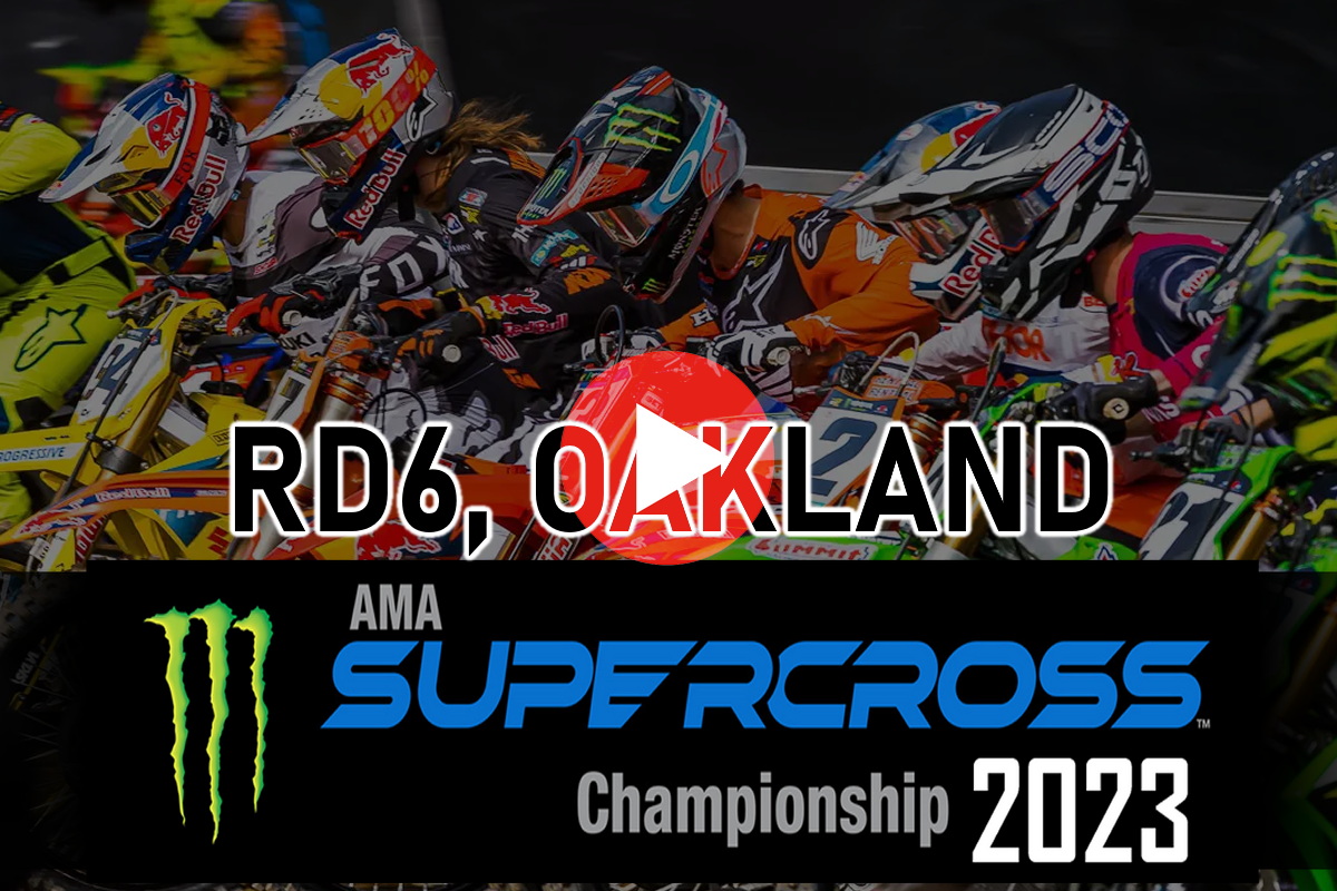 Смотрите запись Main Event 6-го этапа AMA Supercross 450SX из Окленда