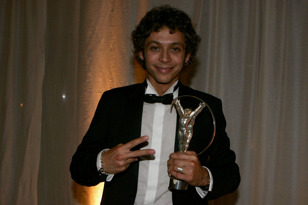 Валентино Росси взял главный приз в номинации За Спортивный дух в 2006 году