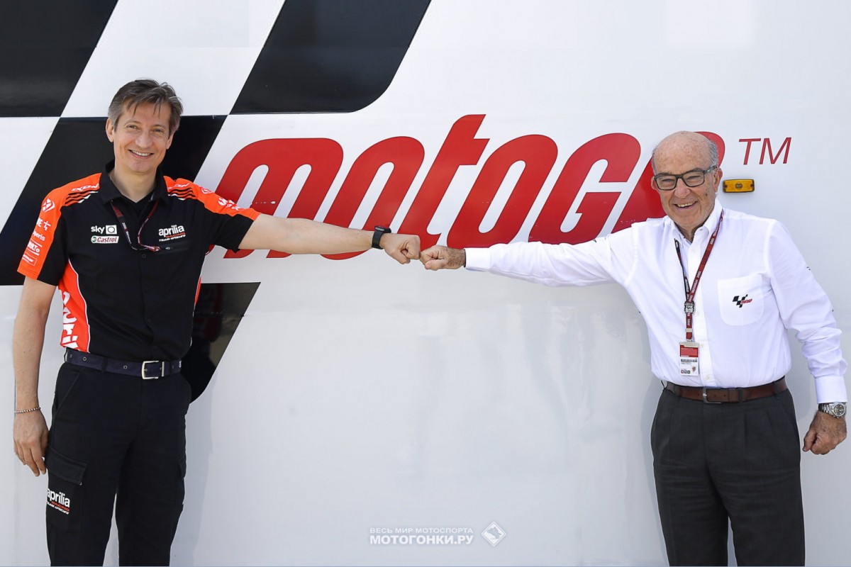 Массимо Ривола и Aprilia Racing подписали с Dorna соглашение до конца 2026 года