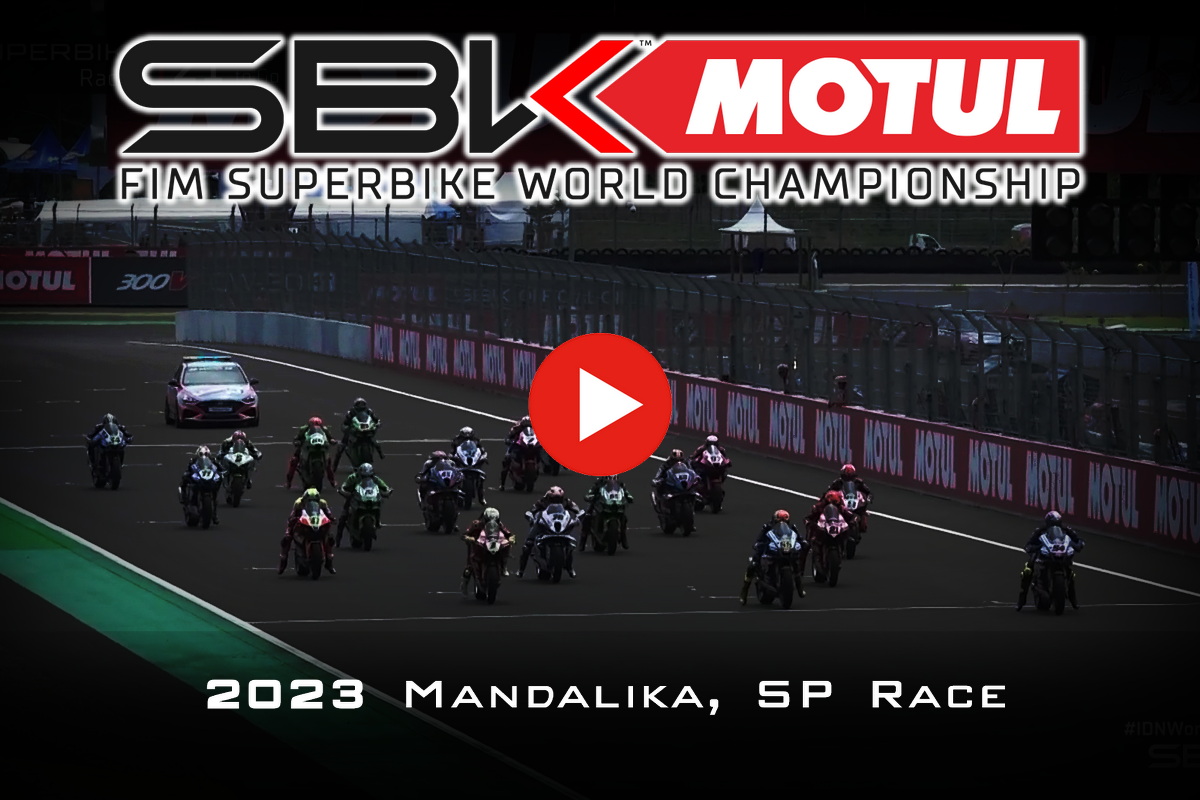 Смотрите запись Superpole Race IDNWorldSBK, Mandalika (5/03/2023)