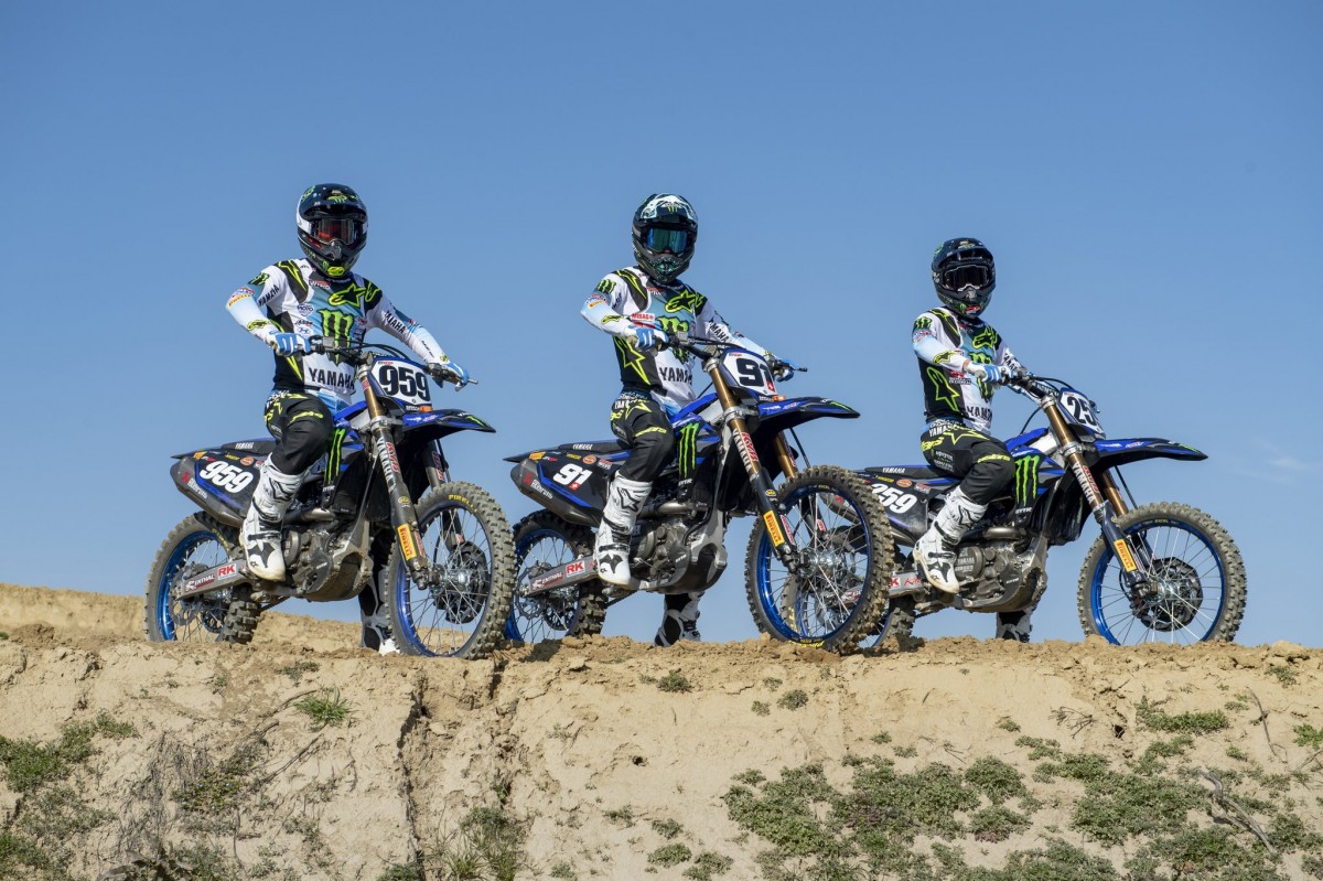 Yamaha Factory MXGP Team: Сивер, Колденхофф, Рено