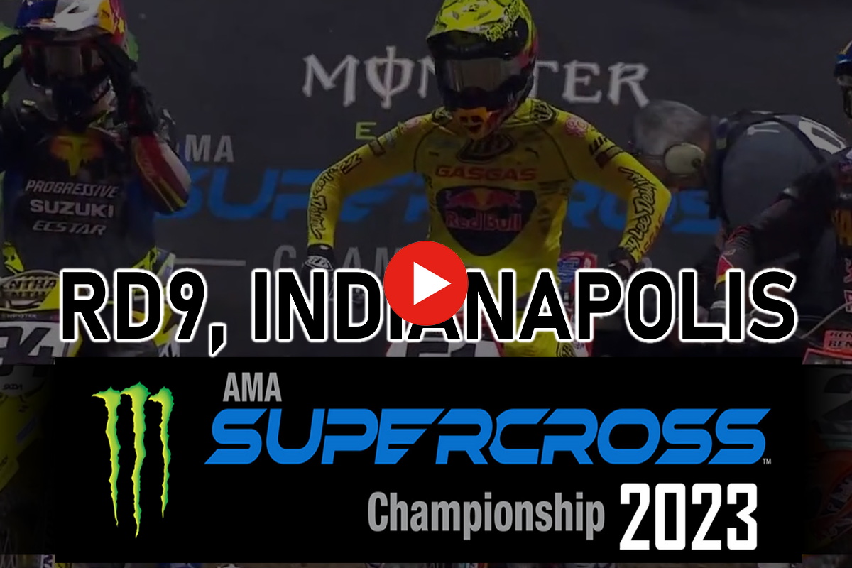 Смотрите запись 9-й гонки AMA Supercross 450SX 2023 года