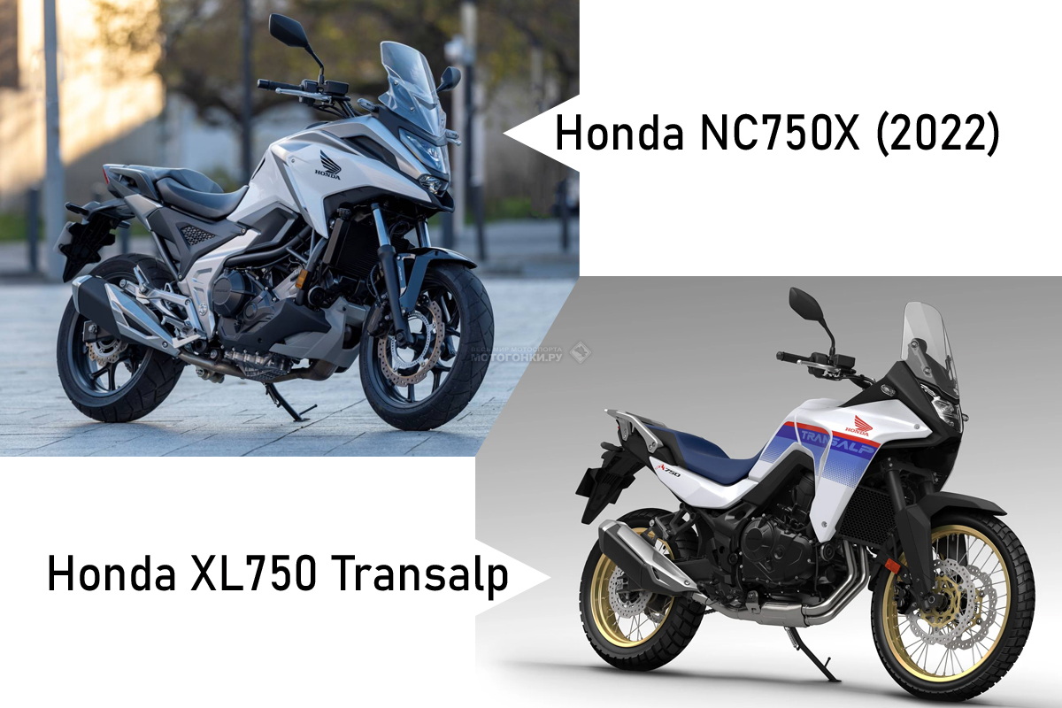 Дизайн Honda NC750X и XL750 Transalp