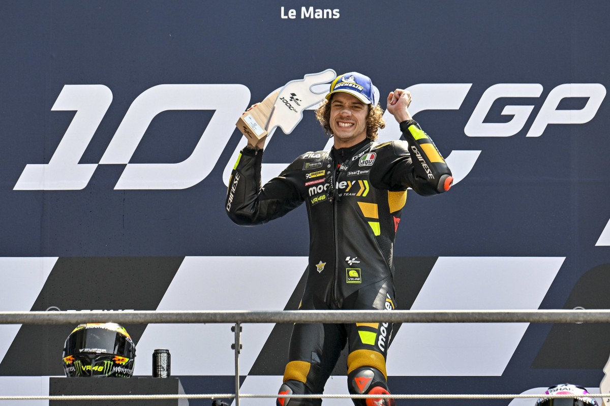 1000-й Гран-При MotoGP достался Марко Беццекки из VR46 Racing Team