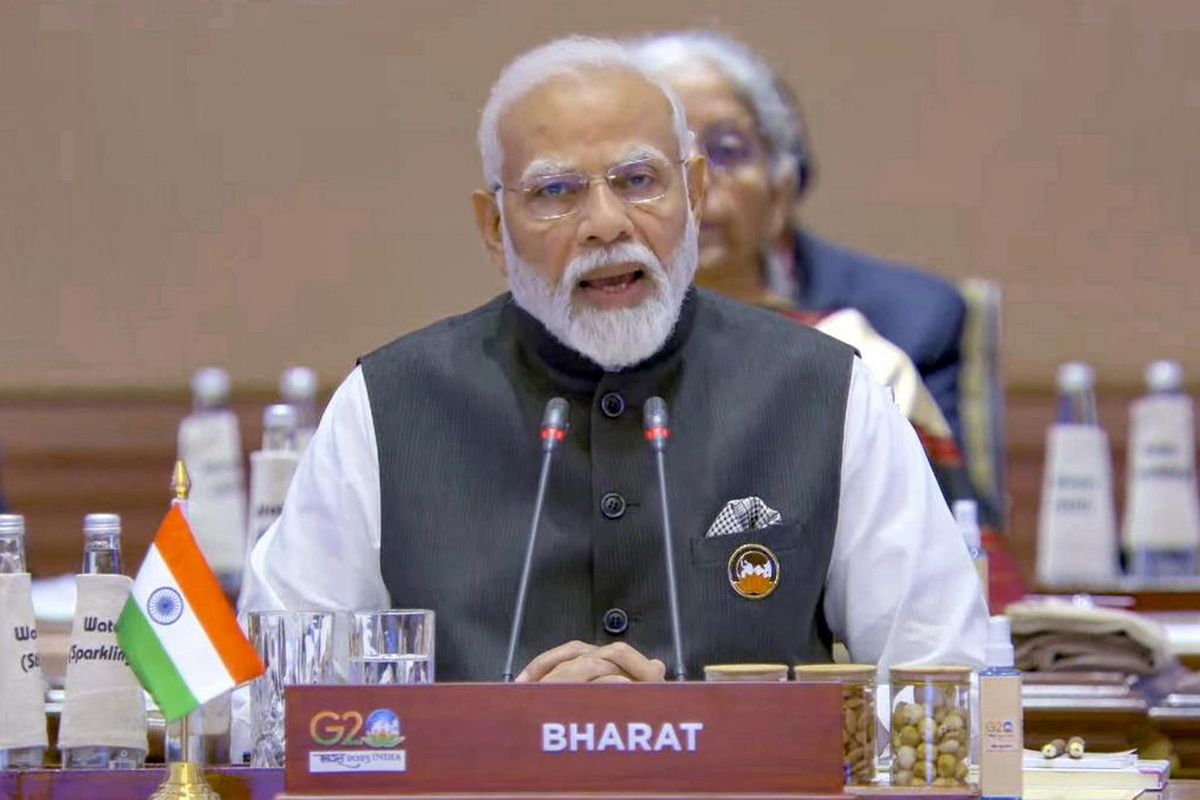 Премьер-министра Индии Нанендры Моди на Саммите G20 9.09.2023