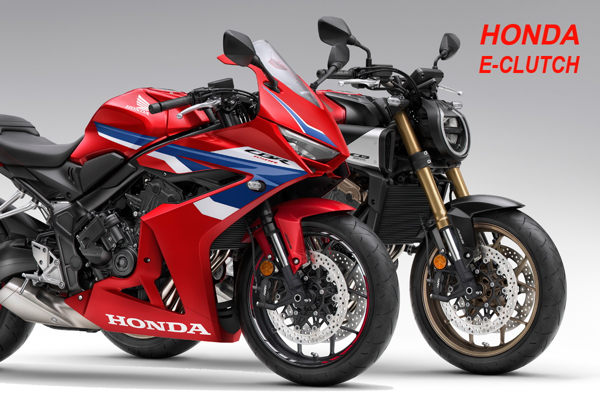 Honda CB650R и Honda CBR650R модели 2024 года с Honda E-Clutch в базовой комплектации