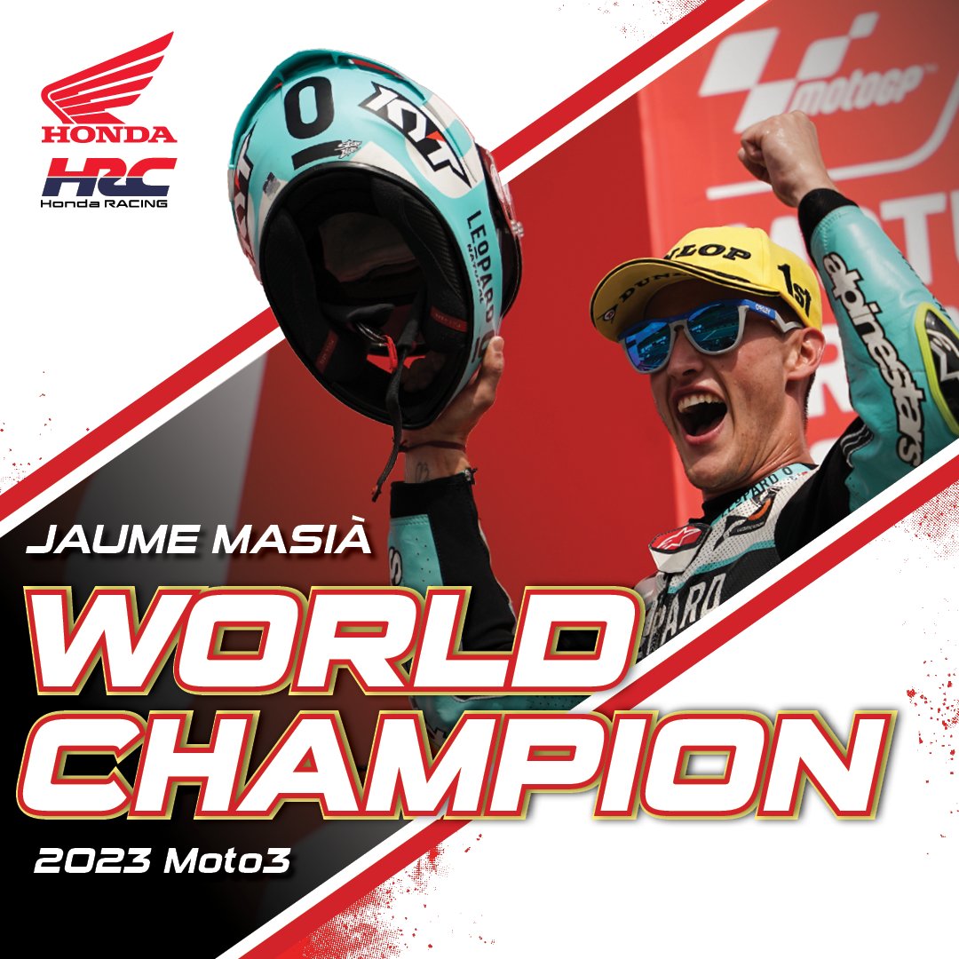 Honda возвращает чемпионский титул Moto3 вместе с Хайме Масиа и Leopard Racing