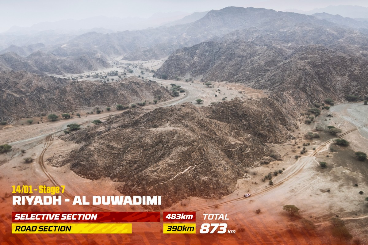 14 января - СУ7 в Эр-Рияд - Аль-Дувадами, 483 км
