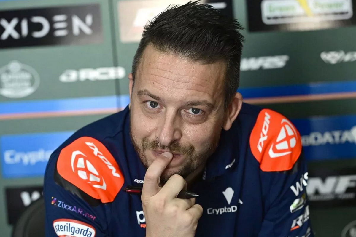 Джованни Маттаролло, шеф гаража Мигеля Оливеры в TrackHouse Racing Aprilia MotoGP