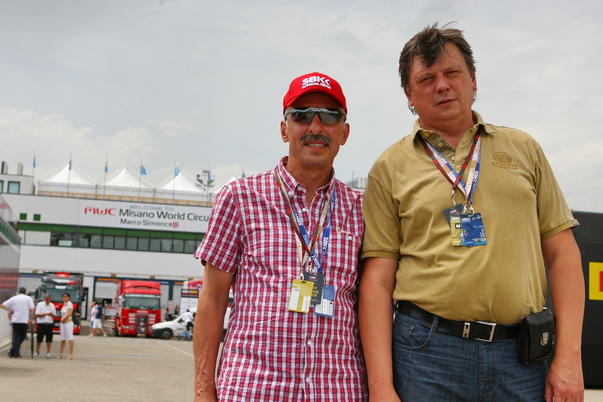 Андрей Игоревич Уткин и Михаил Сергеевич Ухов, WorldSBK, Misano, 2012