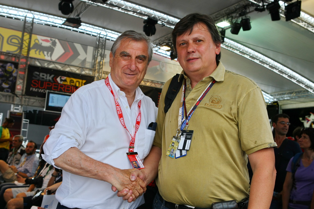 Андрей Игоревич Уткин и доктор Клаудио Коста, основатель Clinica Mobile MotoGP
