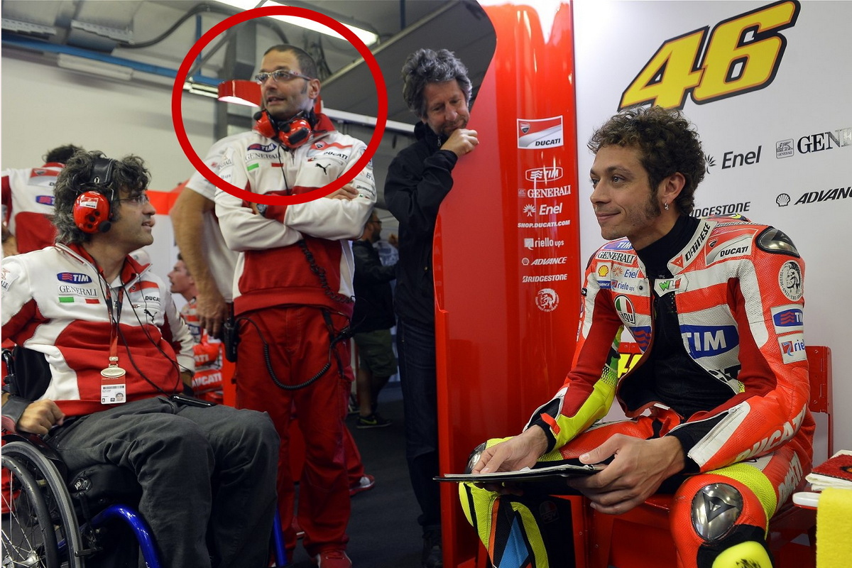 Массимо Бартолини работал в Ducati MotoGP Team еще с Филиппо Прециози: с Валентино Росси, 2011