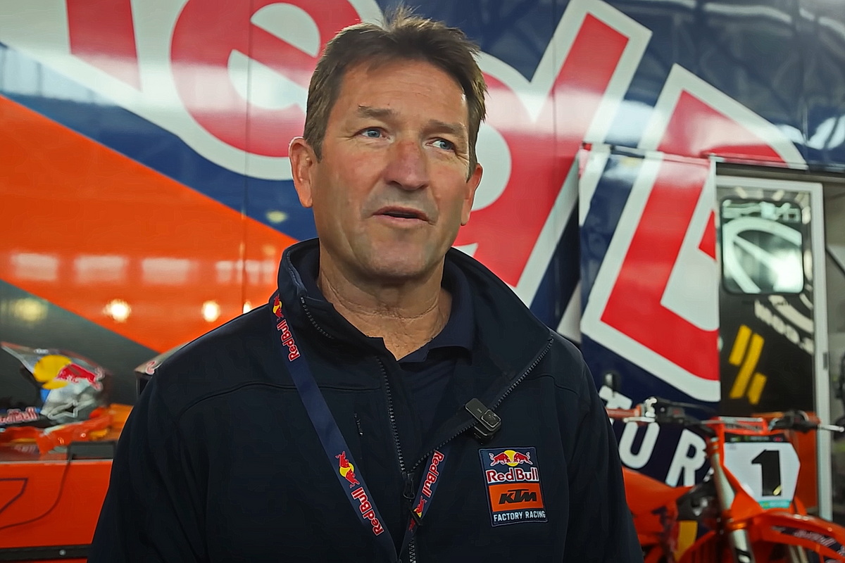 Менеджер Red Bull KTM Factory Racing Аен Гаррисон