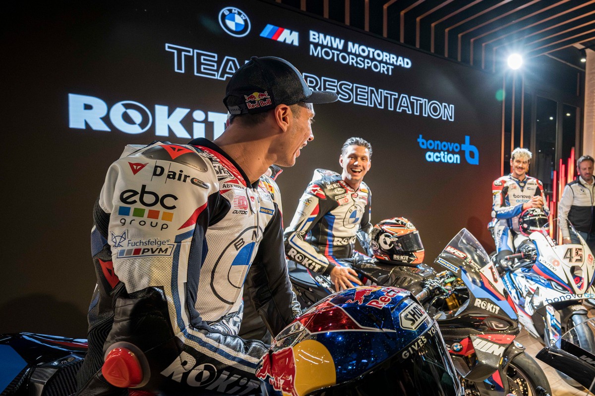 Презентация заводской команды BMW Motorrad в World Superbike 2024 года