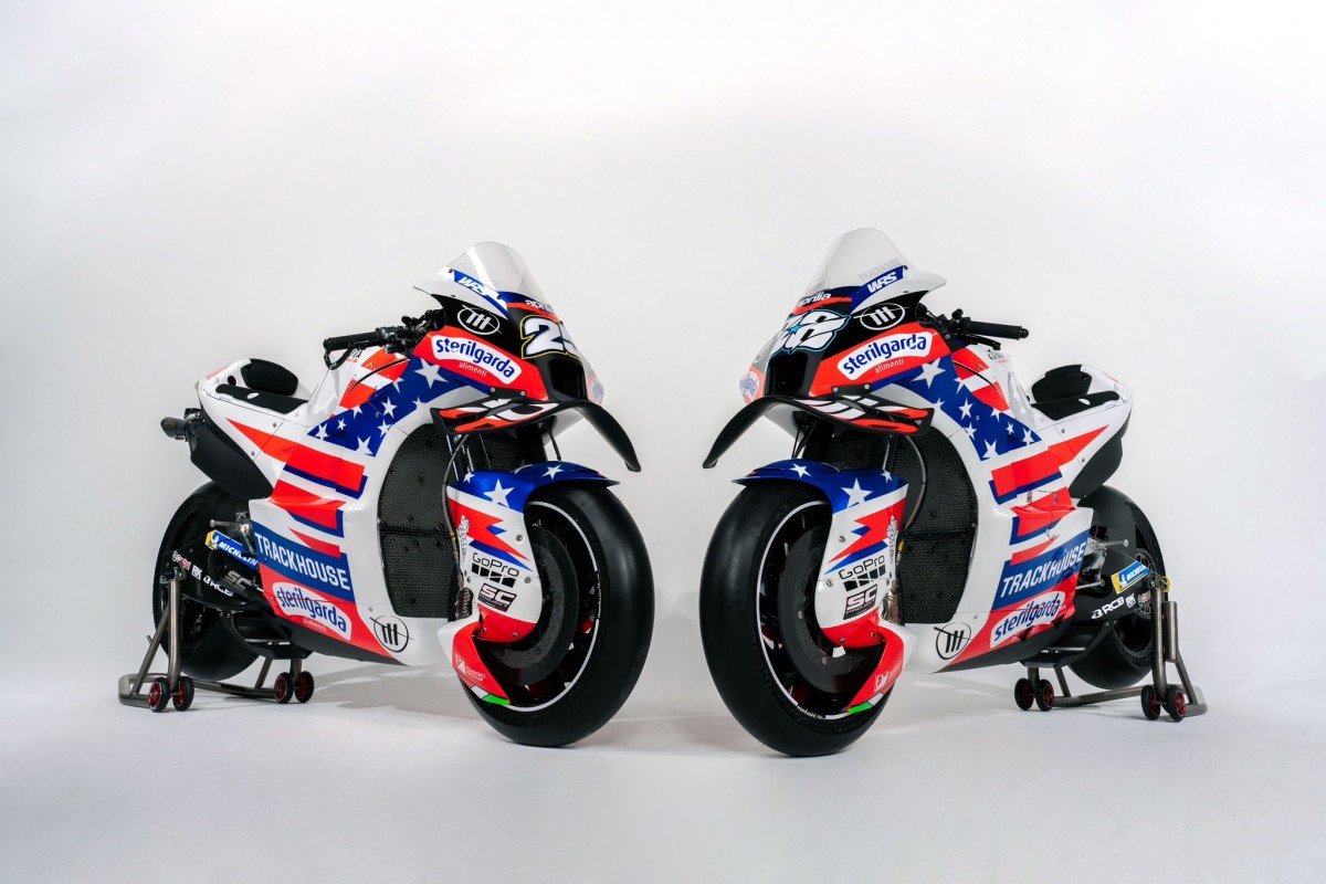 Официальная ливрея TrackHouse Racing MotoGP 2024 года