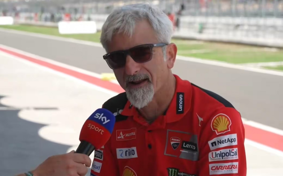 Босс Ducati Corse дает интервью Sky Sports