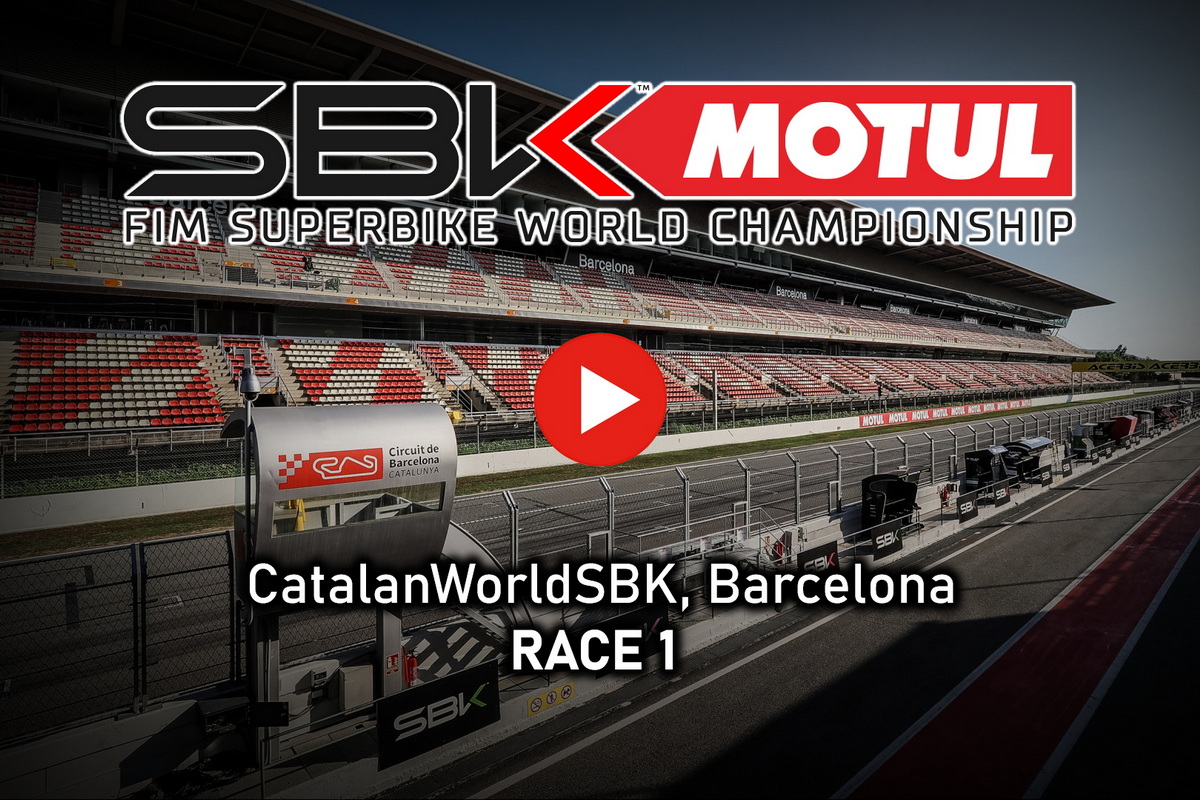 Смотрите повтор субботней гонки World Superbike в Барселоне