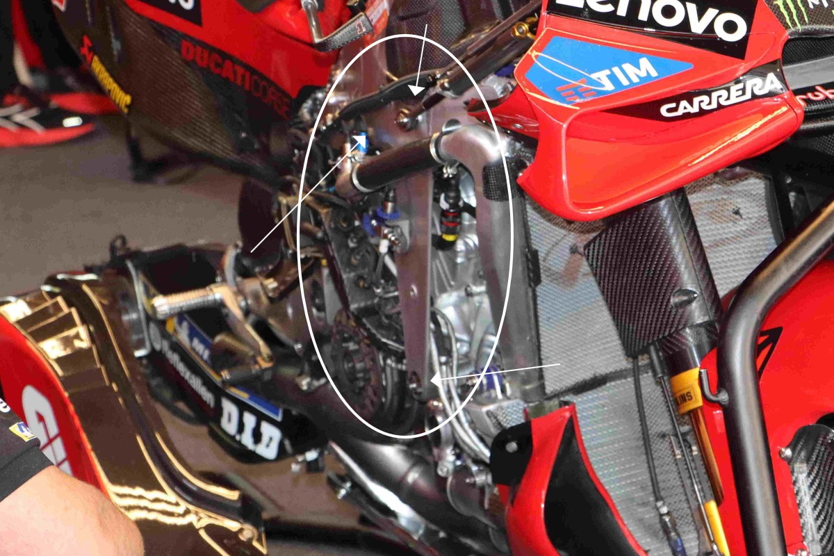 Неожиданное открытие - волшебный элемент Ducati Desmosedici GP24
