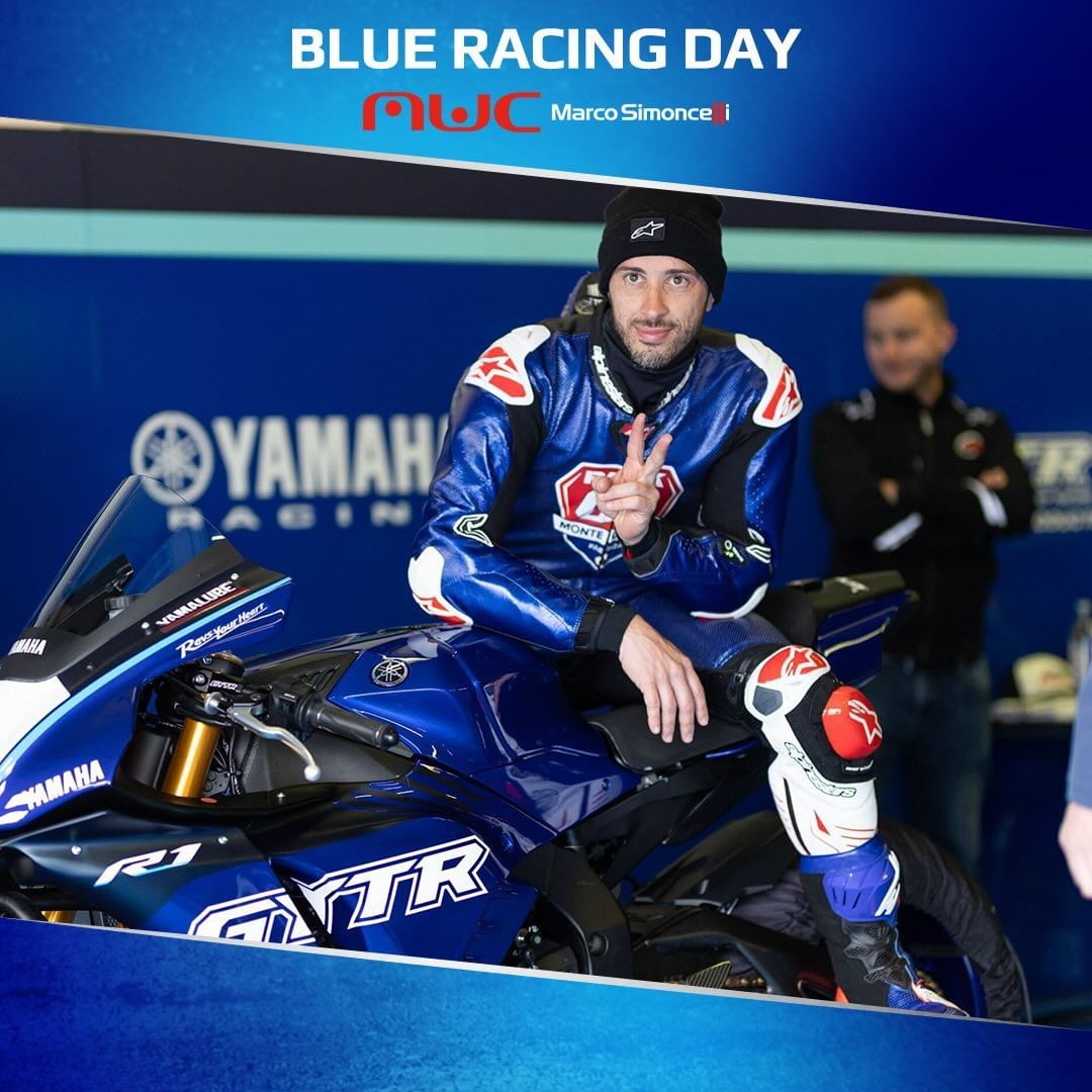 Андреа Довициозо вернется к работе с Yamaha в рамках официальных трек-дней Yamaha Blue Racing Day