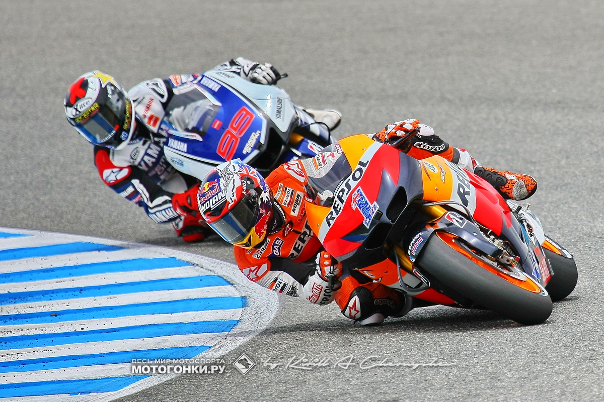 Кейси Стоунер против Хорхе Лоренцо, MotoGP 2012