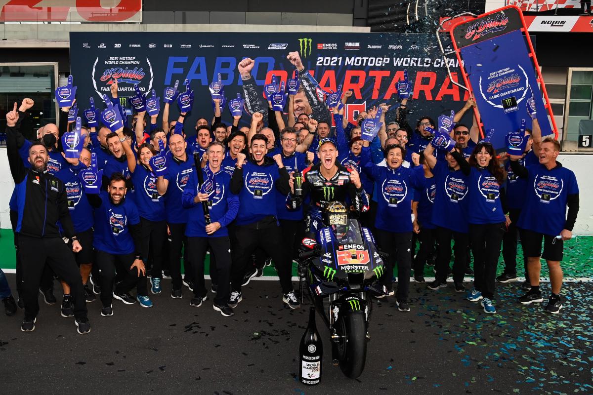 Фабио Куартараро вернул Yamaha чемпионский титул и веру в будущее в 2021 году