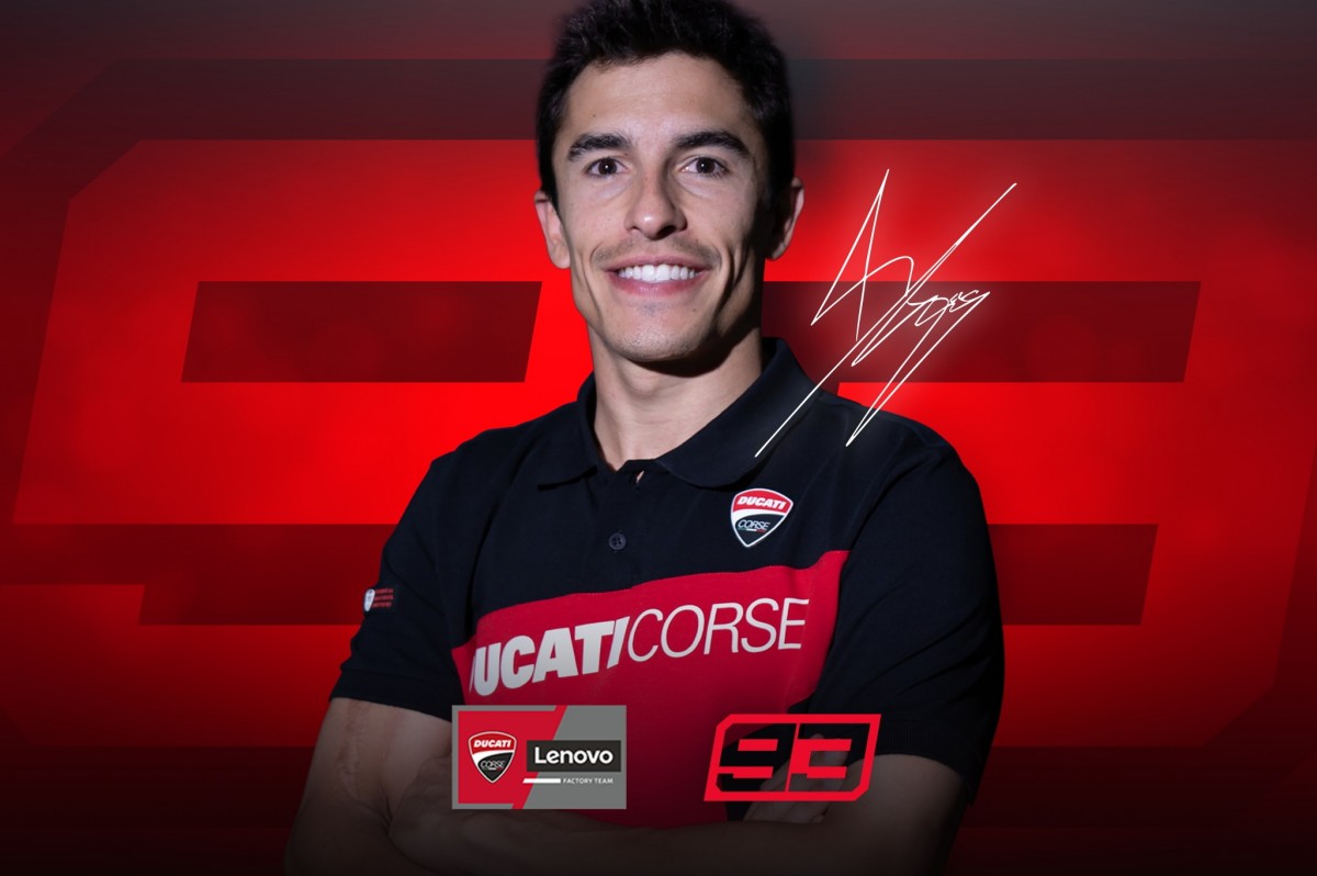 Марк Маркес переходит в Ducati Lenovo Team с 2025 года