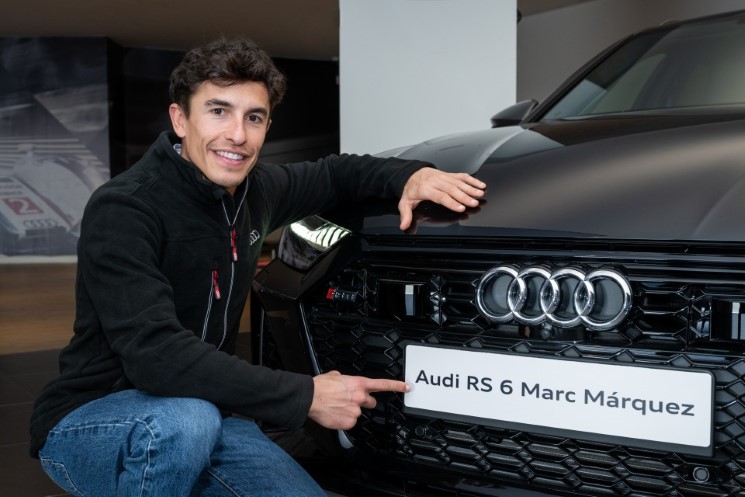 Марк Маркес уже активно участвует в промо Audi