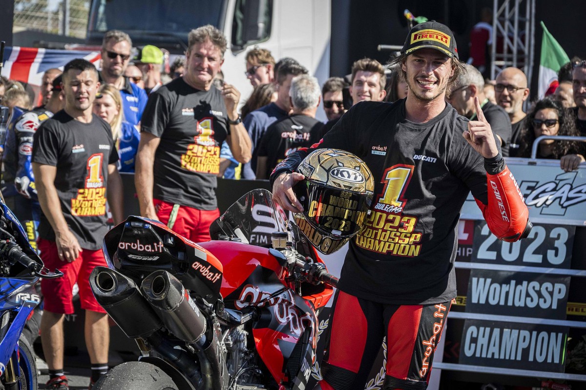 Николо Булега, чемпион World Supersport 2023 года с Ducati