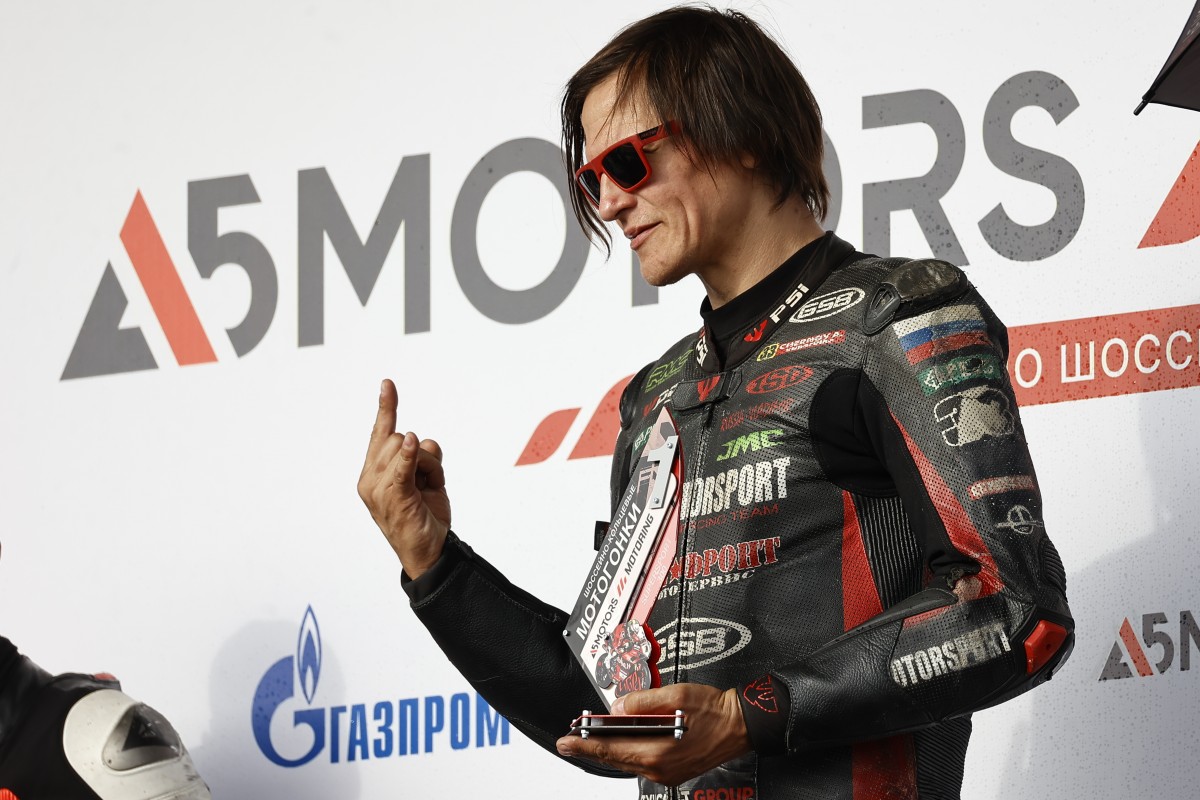Андрей Чернов, победитель 2 этапа A5Motors Motoring в классе Минимото (Суперспорт 300)